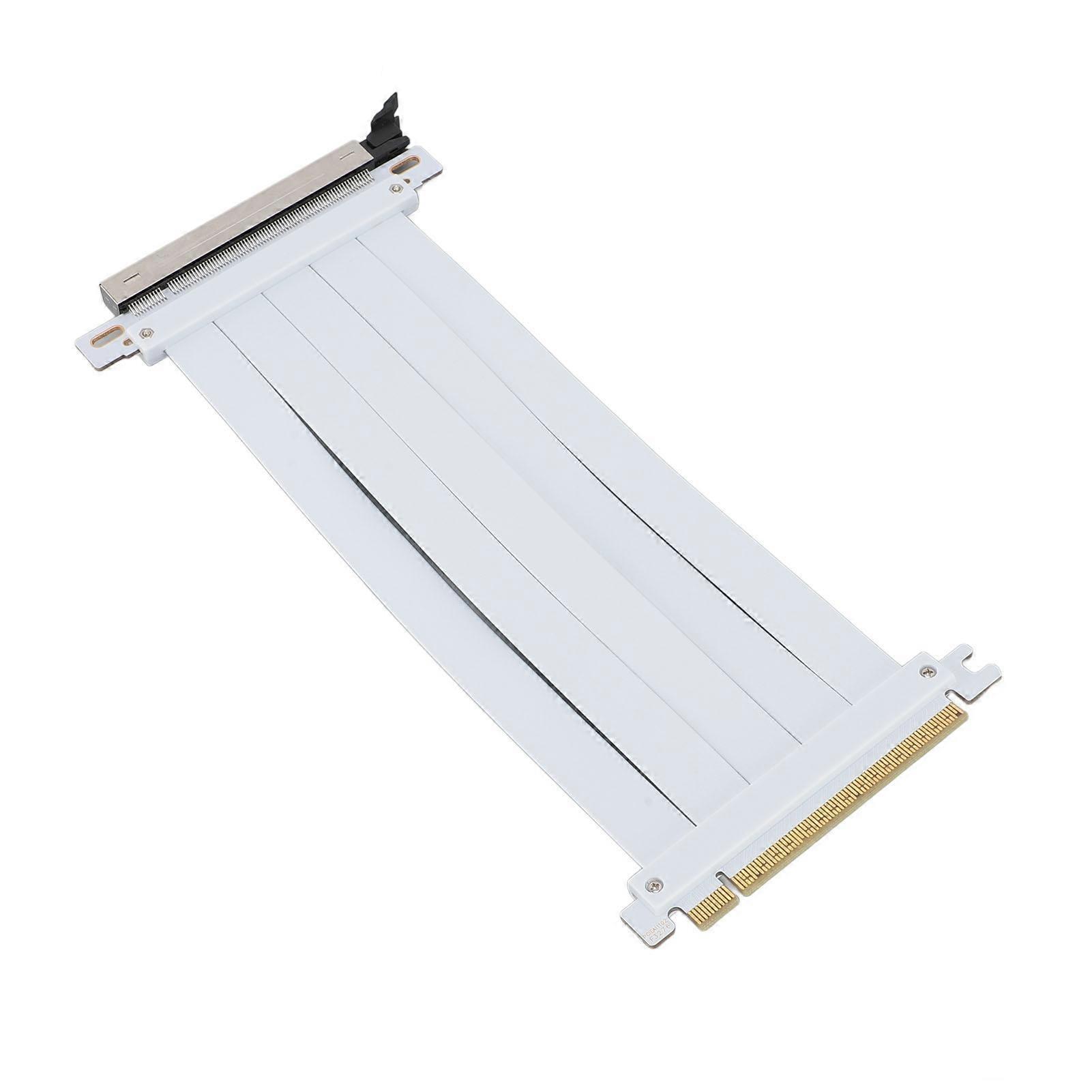 PCIE 4.0 X16 Riser Cable PCB 128Gbps High Speed Flexible GPU Extension Riser Cable Adapter Compatible with 4.0 3.0 2.0