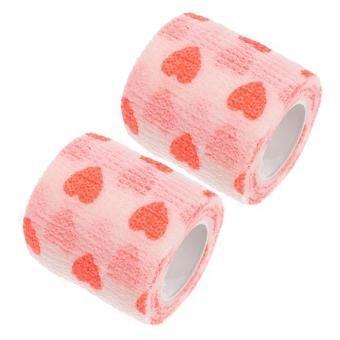 2pcs Dog Self Adherent Bandage Wrap Non-woven Fabrics for Paw Wraps for Dog Leg Bandage Sock