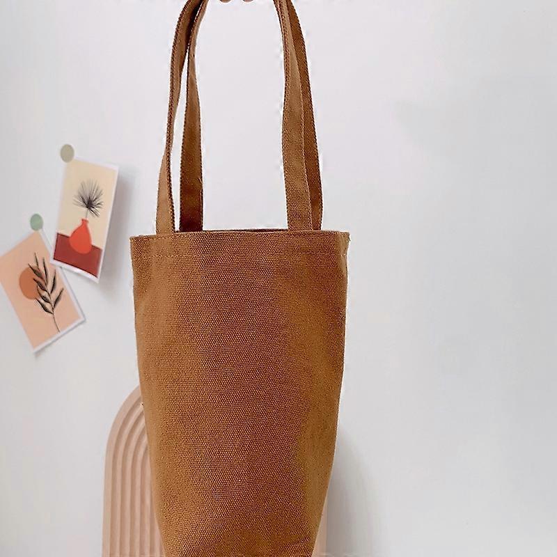 Canvas Thermal Cup Cover Portable
