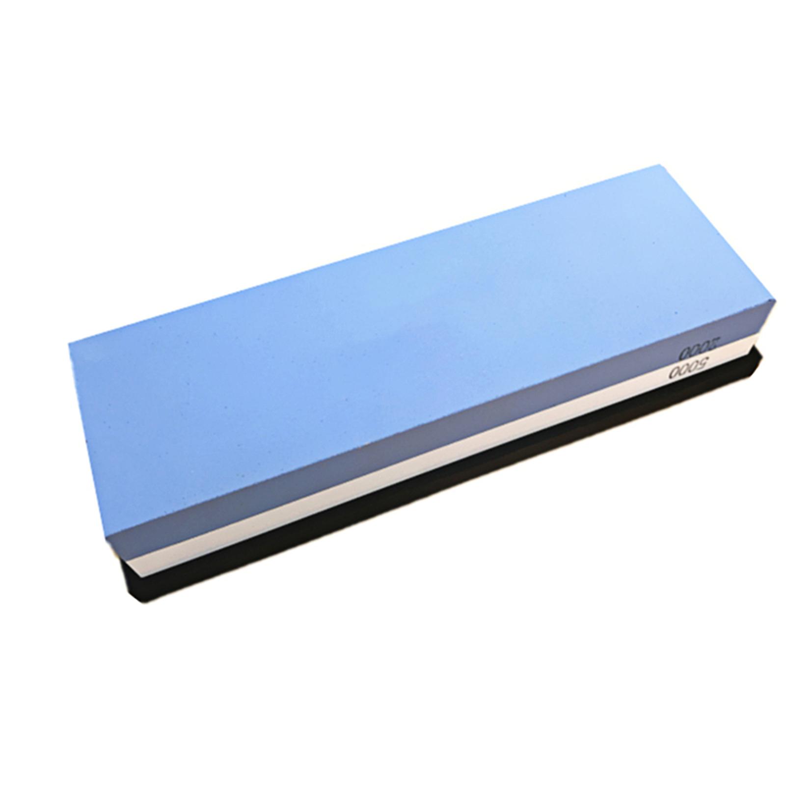 Sharpening Stone With Non Slip Silicone Base Dual Grit 2000/5000