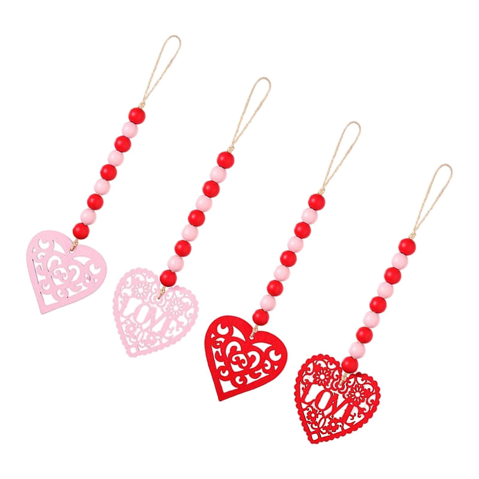 Holzperlen Anhänger Girlande