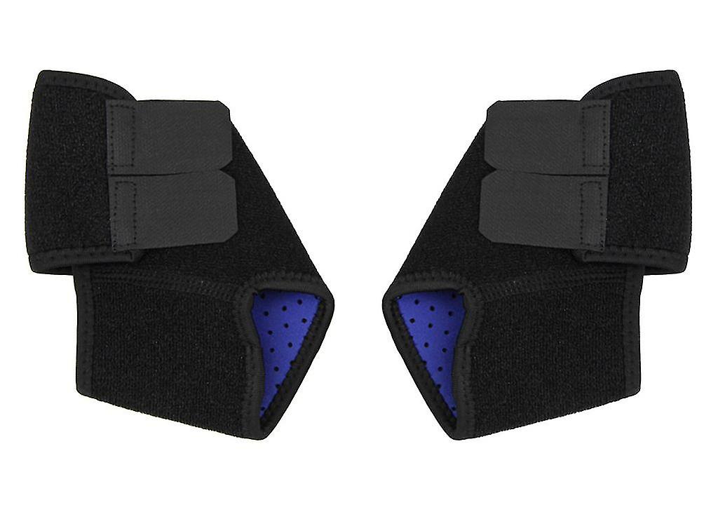 2 Pack Kids Adjustable Nonslip Ankle Tendon Compression Brace Stabilizer (s, Black)