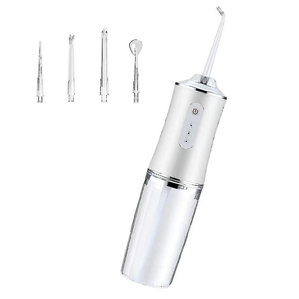 コードレスウォーターフロッサ、貯水池付き電動ポータブル口腔洗浄器、自宅や旅行での歯茎サポートケア用の充電式歯クリーナー