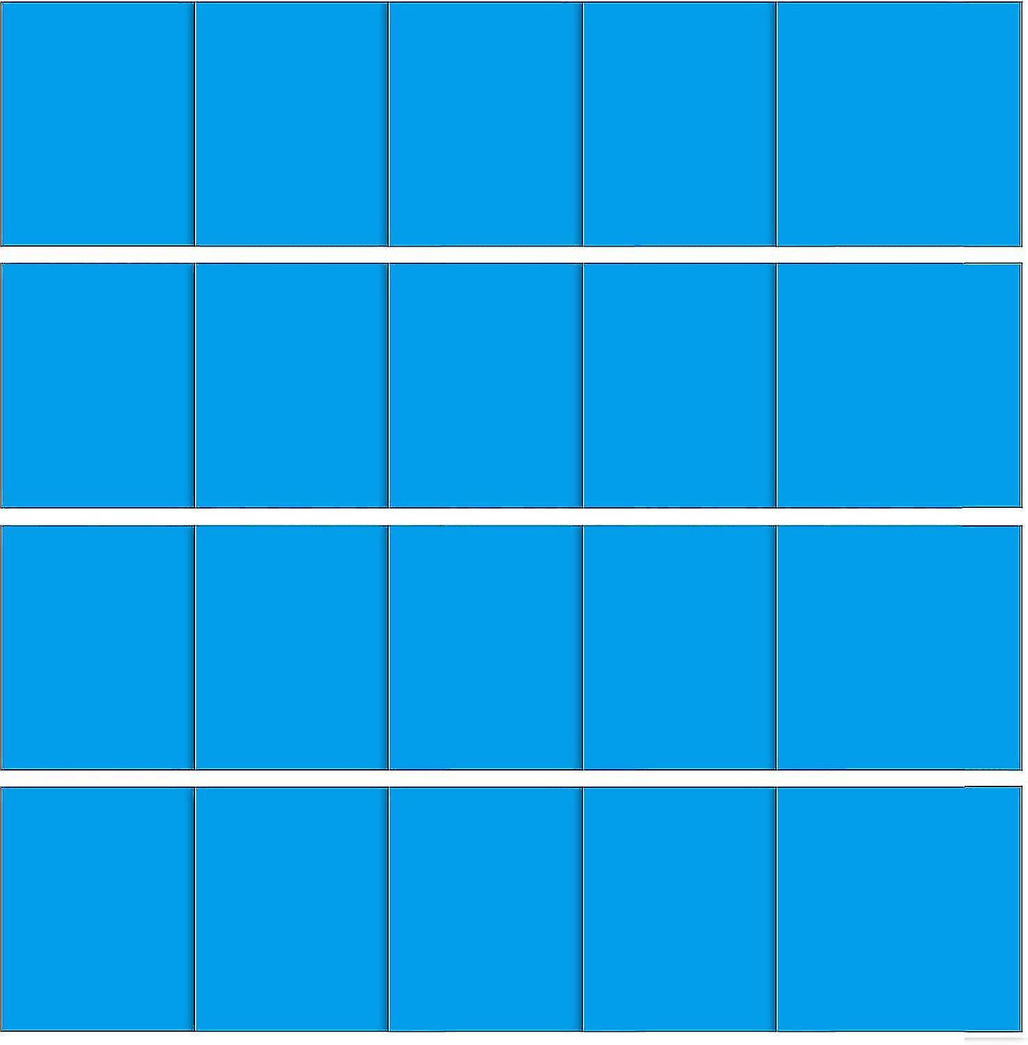 Förpackning med 20 självhäftande reparationsplåster för pool, Pvc Pool Repair Kit för vattensäng, pooler, uppblåsbar båt
