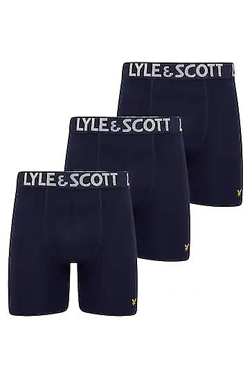 Lyle & Scott 3 Pack Elton Men's Trunks -navy