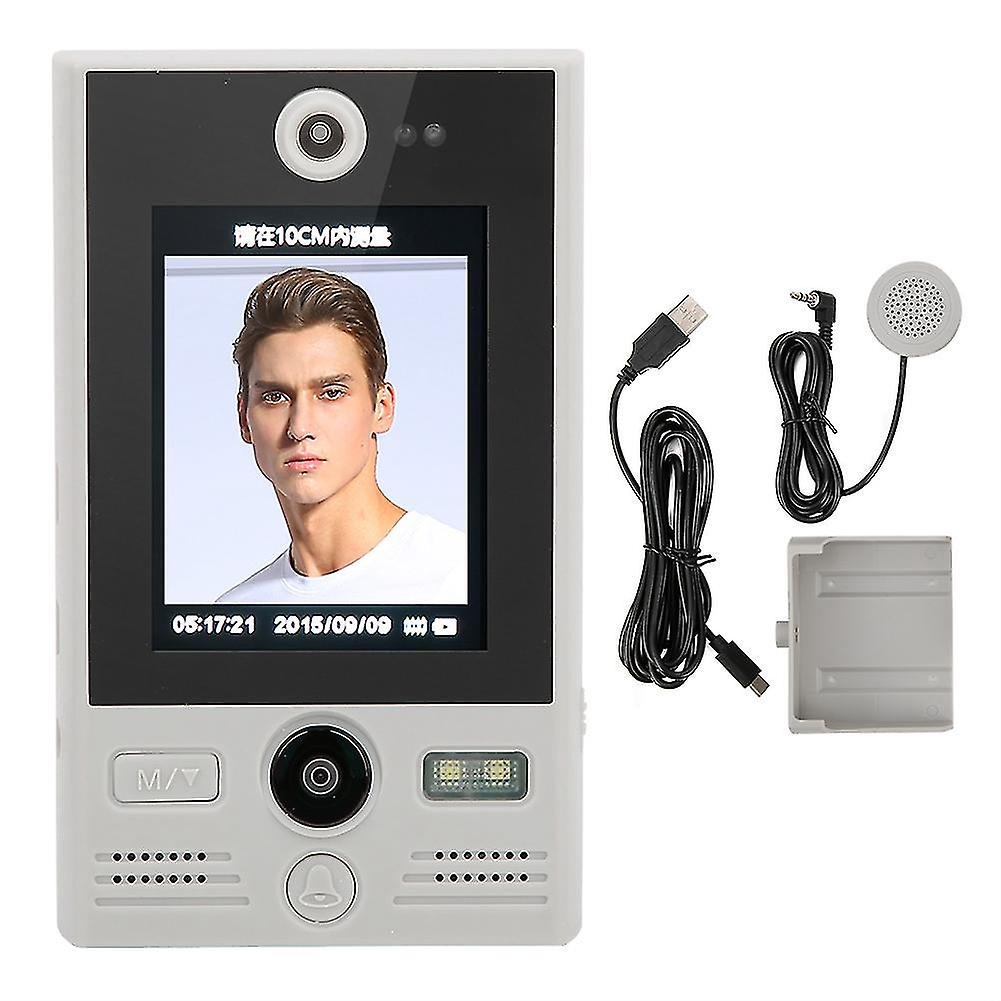 3.2 Inch Lcd Ai Intelligent All In One Machine Temperature Measurement Camera Voice Broadcast Doorbell Access Control System