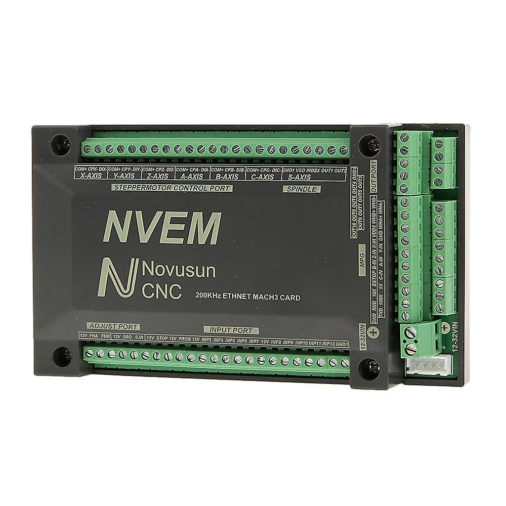 1pcs 6 Axis CNC 200KHz Ethernet MACH3 Card PWM Motor Motion Controller Board