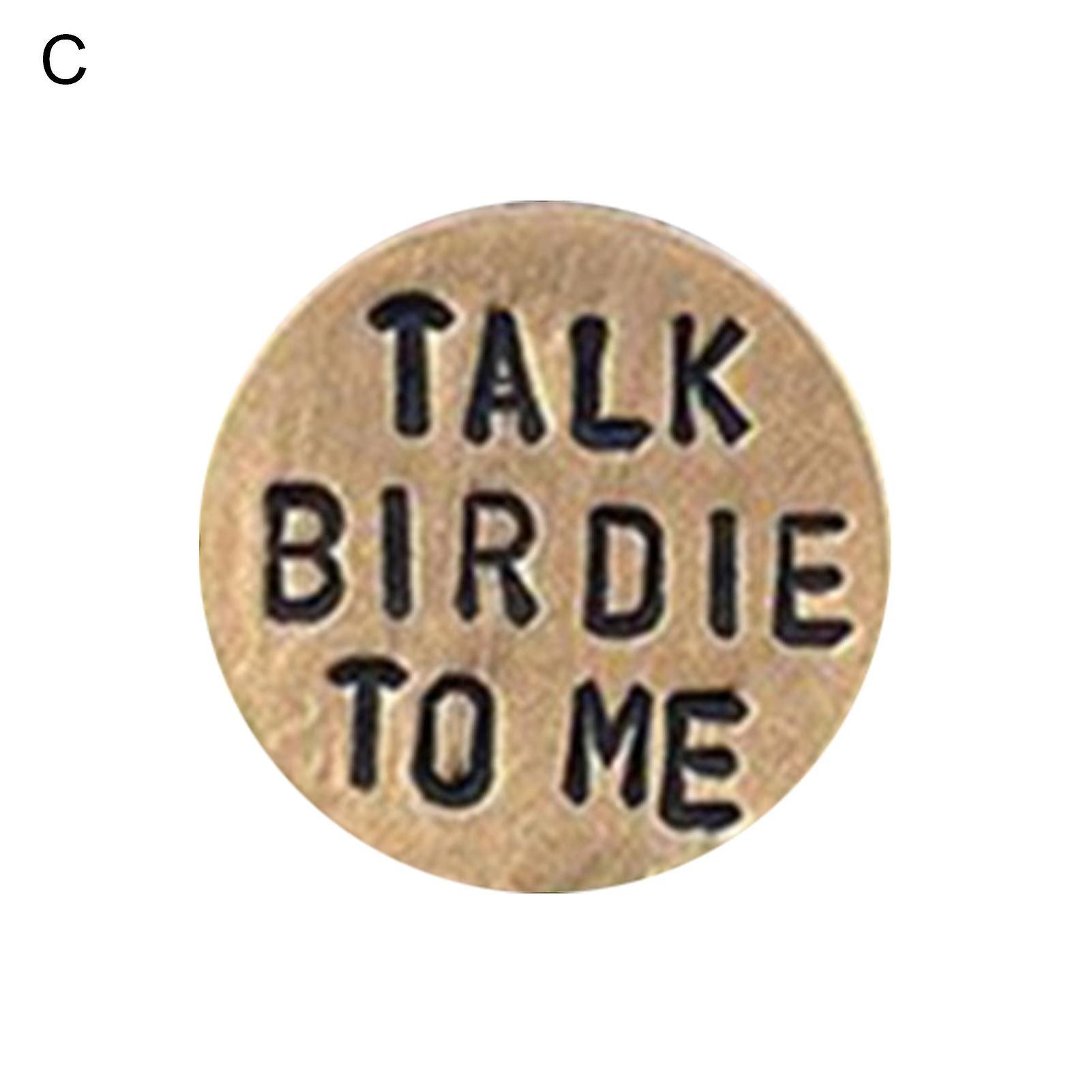 סמני גולף מסגסוגת מילים מצחיקות מיני קשיחות טובה סמן כובע גולף למגרש גולף