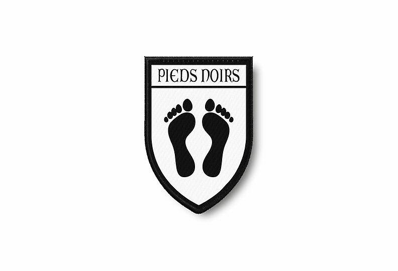 Patch Ecusson Termocollant Edge Brode Flag Prints Black Feet