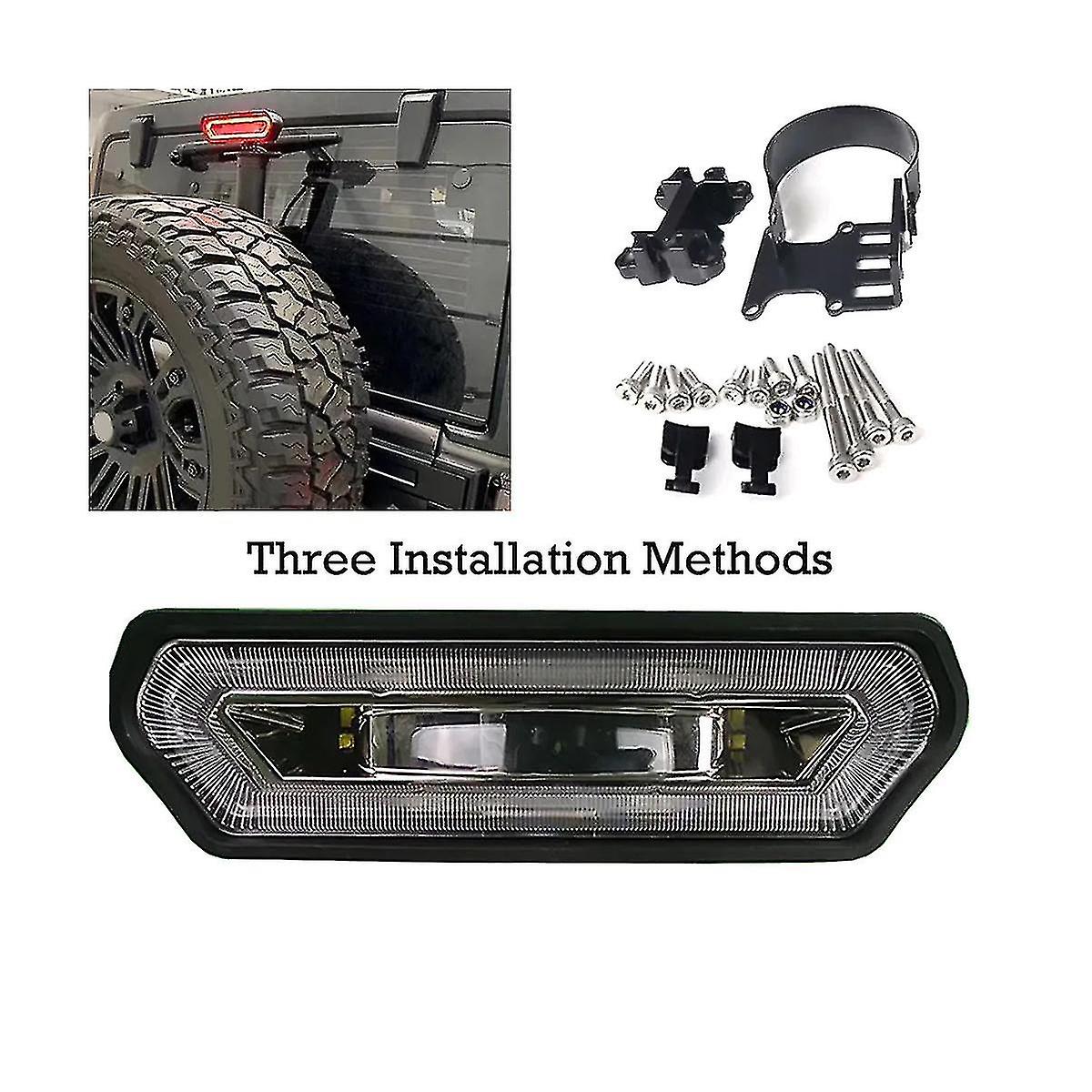 1.75Inch To 2inch Utv Roll Bar Car Suv Led Tail Light Brake Light For Rzr Can Am X3 Red