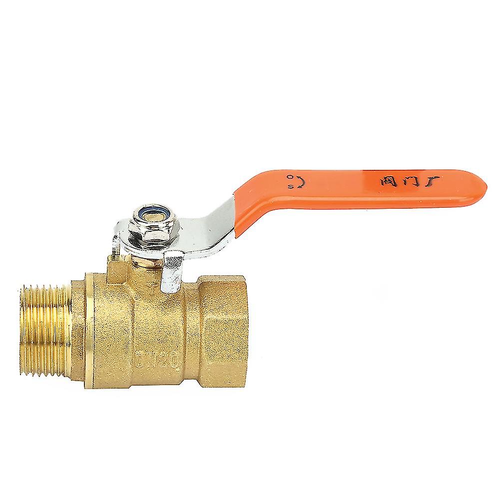 Brass Ball Valve Shut Off Switch, Female Threaded Brass Ball Valve, Brass Pipe Ball Valve Male and Female Thread 3/4in BSP DN20 TVP7R