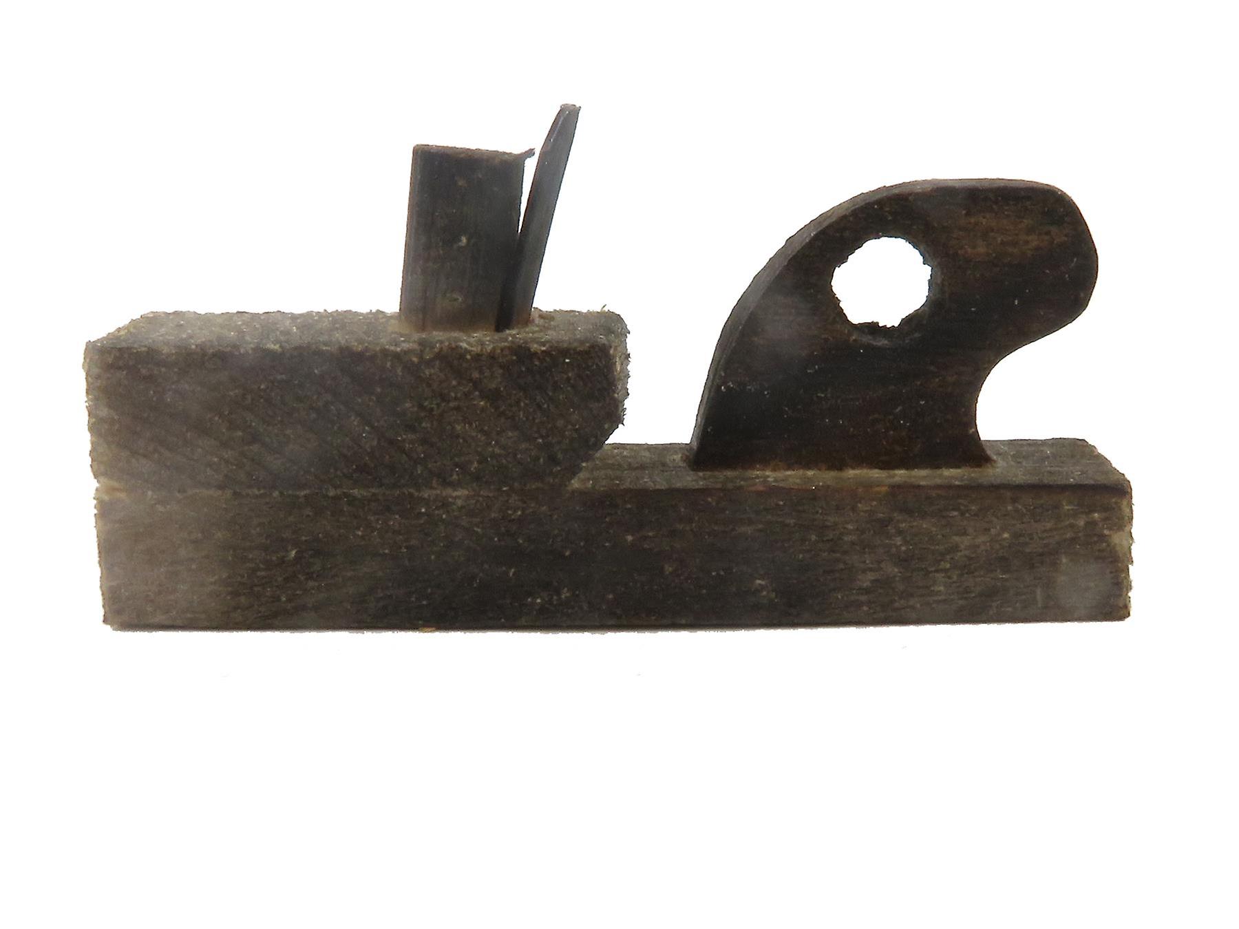 Dolls House Double Block Plane Wooden Miniature Work Tools Shed Accessory 1:12