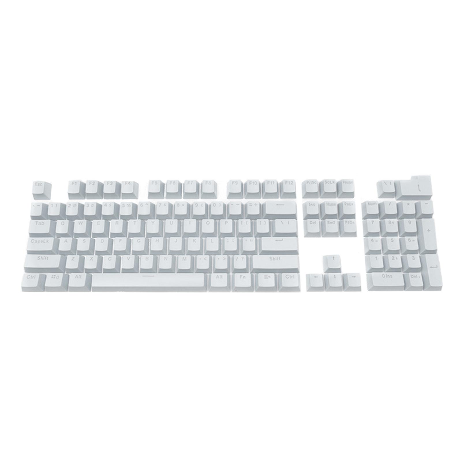 106Pcs Backlight ABS Key Caps Replacement Tool Kit Mechanical Keyboard Accessory