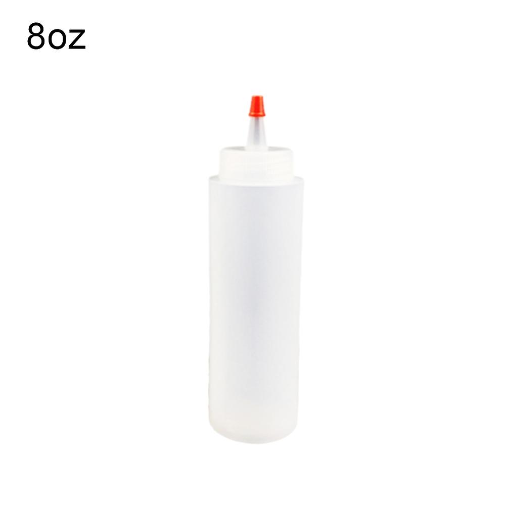 8/16oz Clear Squeezes Condiment Bottles Sauces Ketchup Syrup Storage Container BoSaiD