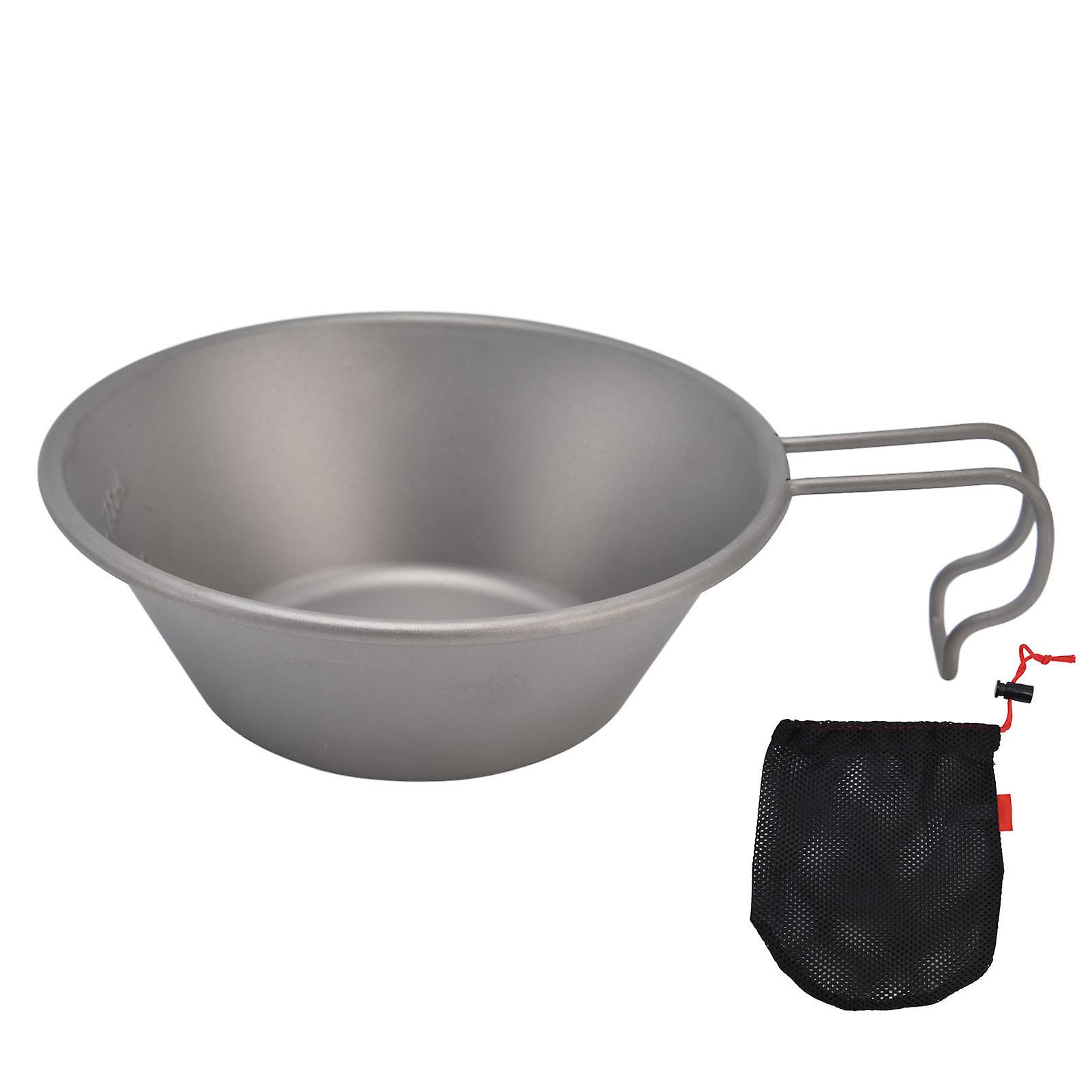 Camping Cookware, Bowl, Cup, Folding Handle, Hiking