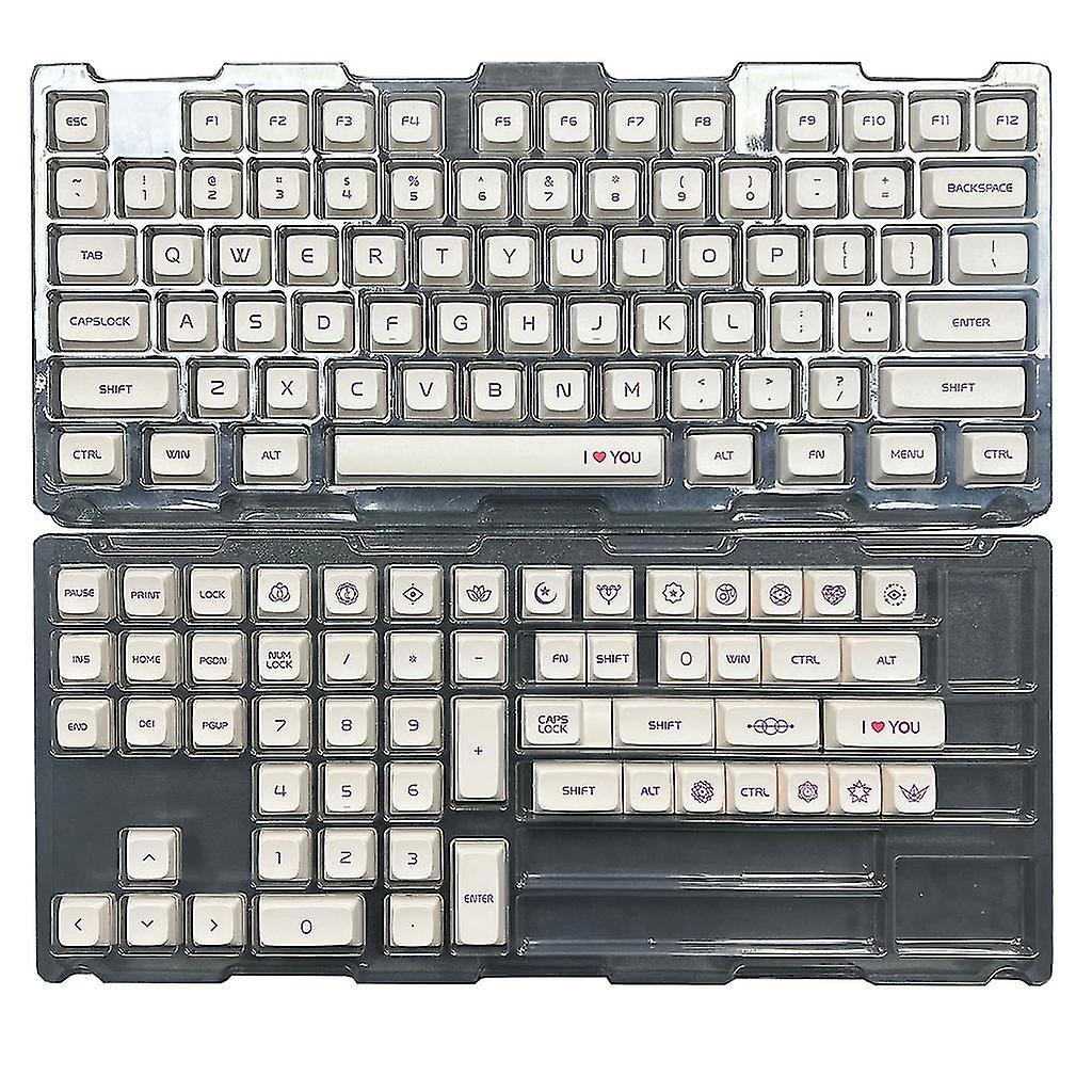 132keys Xda Profile Custom Keycap Pbt Dye Sublimation For 64 68 87 84 980 104