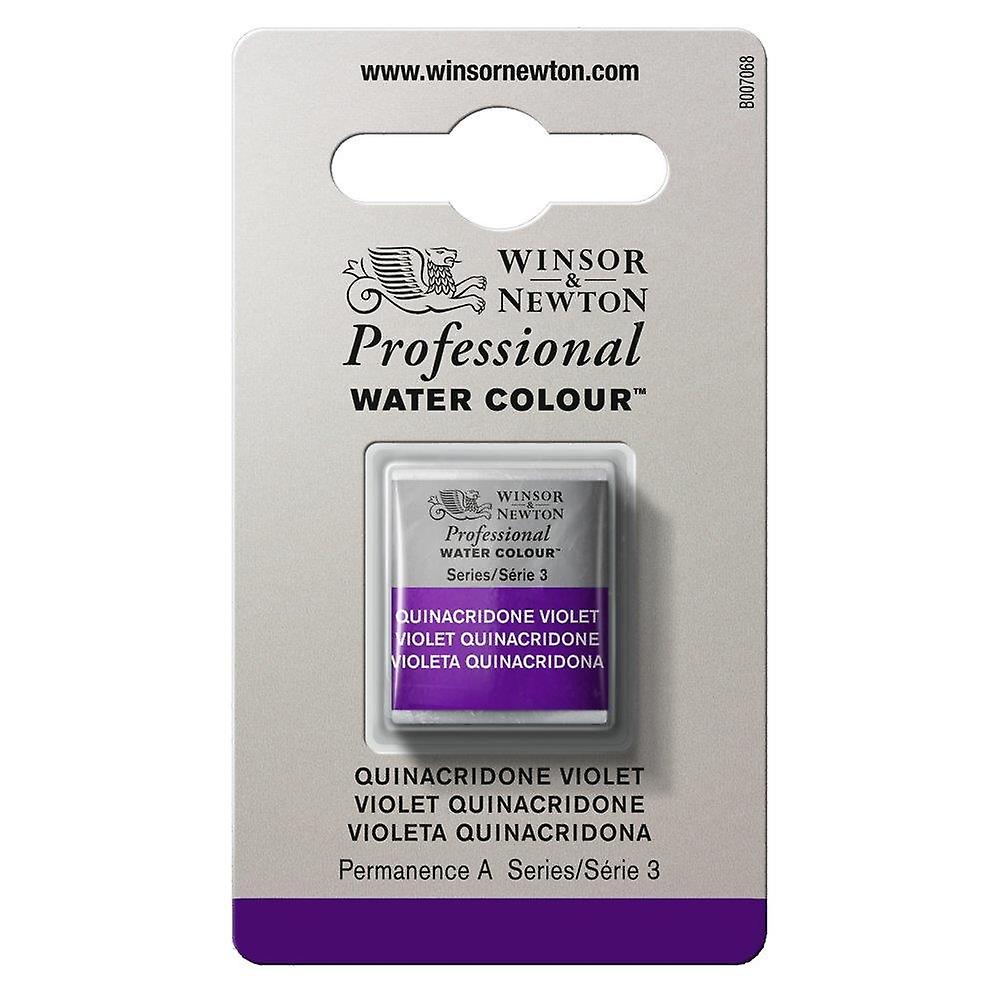 Winsor & Newton专业水彩半盘,550 Quinacridone Violet S3