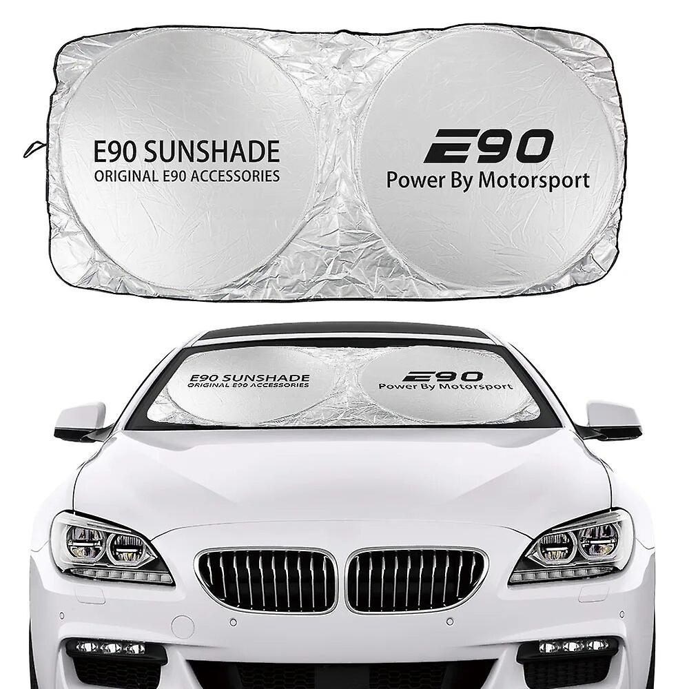For BMW E39 E46 E60 E87 E90 E28 E30 E34 E53 E61 E70 E91 E92 E62 E93 Auto Windshield Sun Visor Anti UV Car Accessories~16995