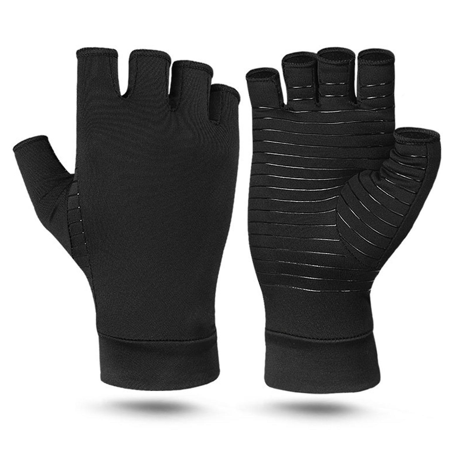 1 ζεύγος γαντιών γυμναστικής γάντια προπόνησης άοσμο μισό δάχτυλο απόδειξης ολίσθησης για τις γυναίκες ανδρών