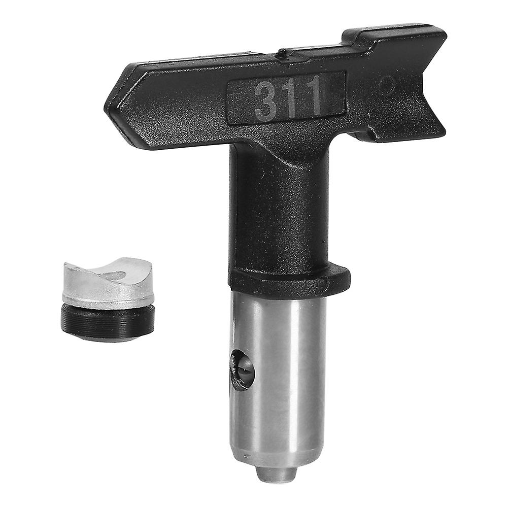 Useful Reversible Tungsten Steel Airless Paint Spray Gun Tip Nozzle Part Home Tool Black 311#