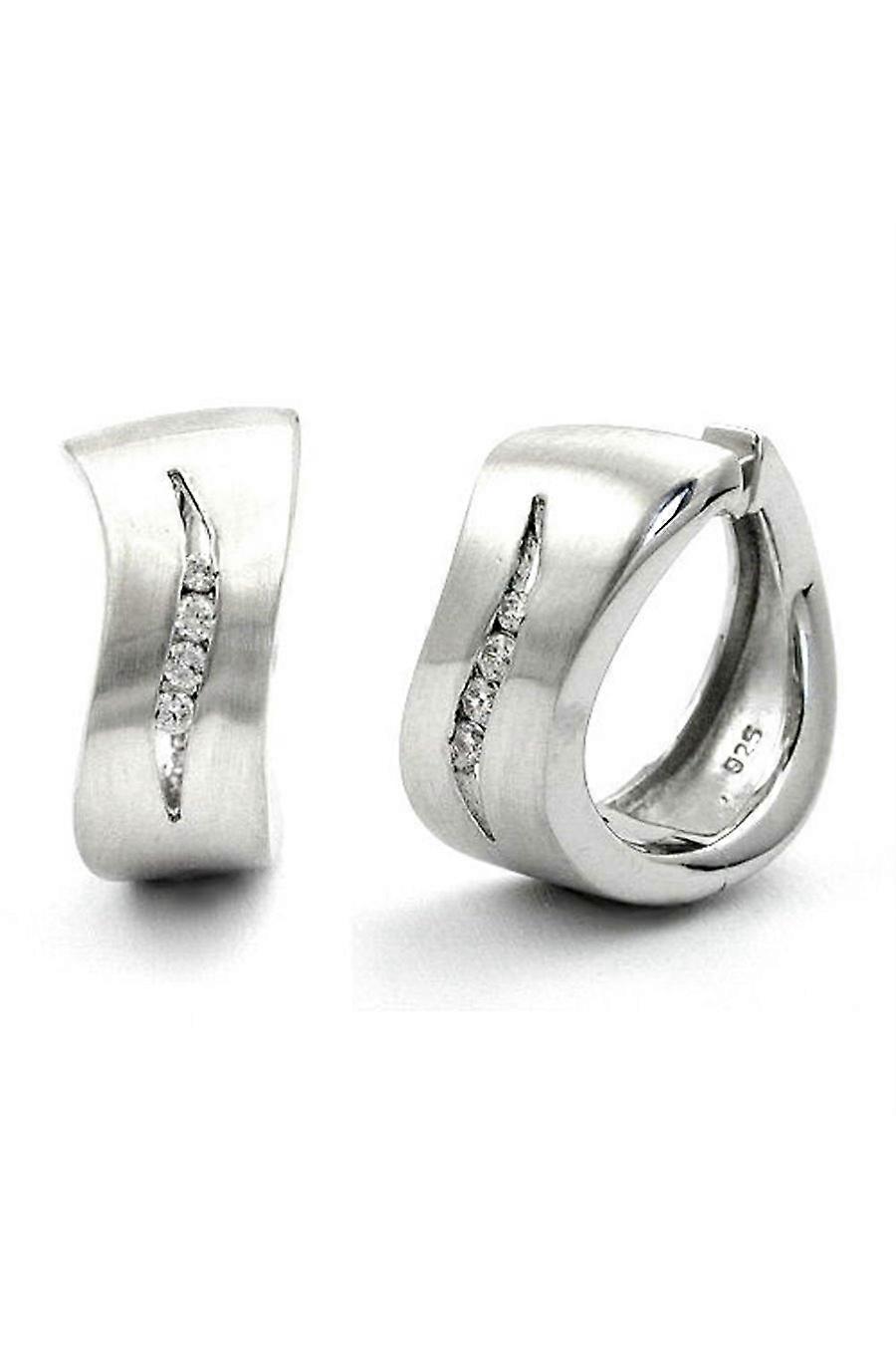 Hoop Earring Cubic Zirconia Silver 925 - Gl93174