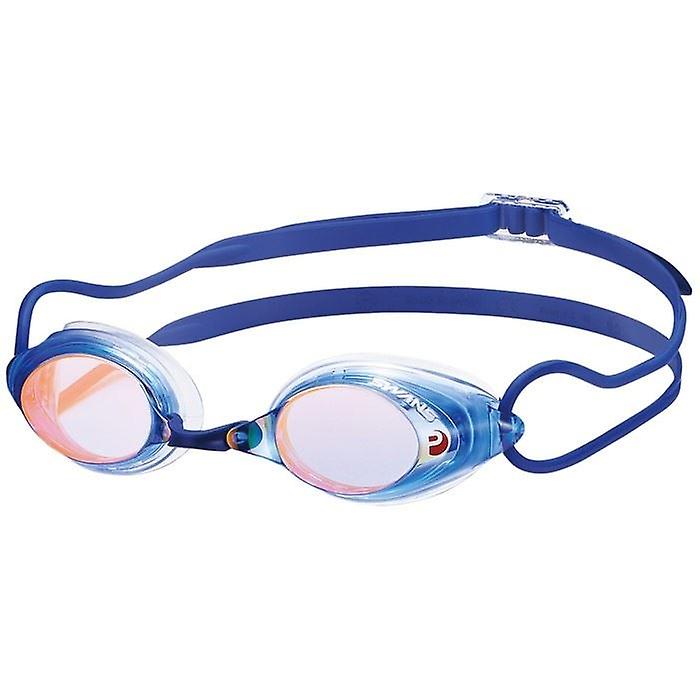Swans SRX Mirrored Goggles - Blue / Orange Unisex Adult