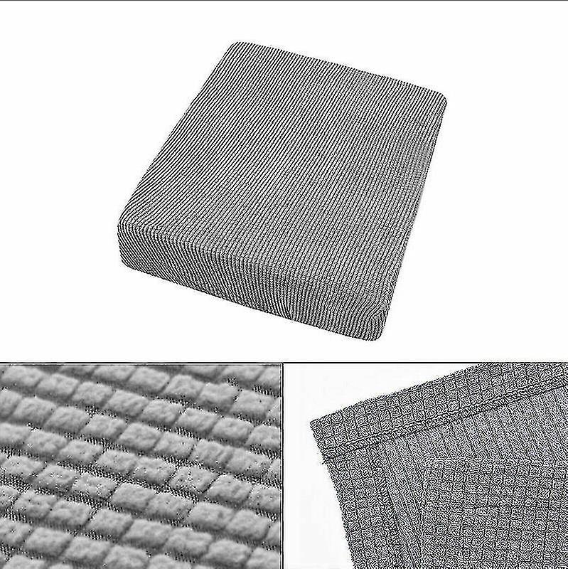 2-sits Soffa Sittdyna Cover Soffa Soffa Kudde Slipcovers Protector (mörkbrun)