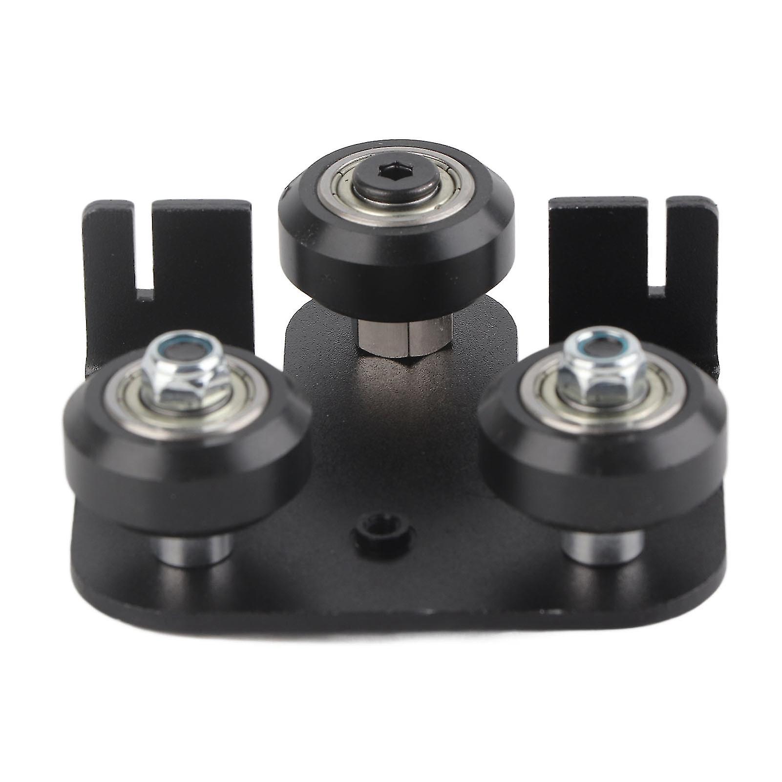 Ender3 V2 Black Metal Back Support Plate with Pulley for 3D Printer Extruder