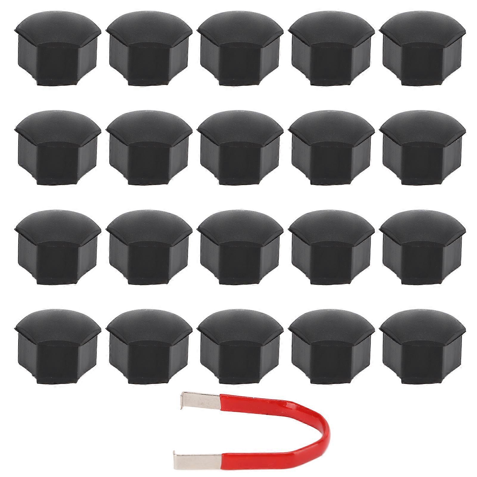 20pcs Wheel Nut Covers with Removal Tool Accessory Replacement for Tesla Model 3