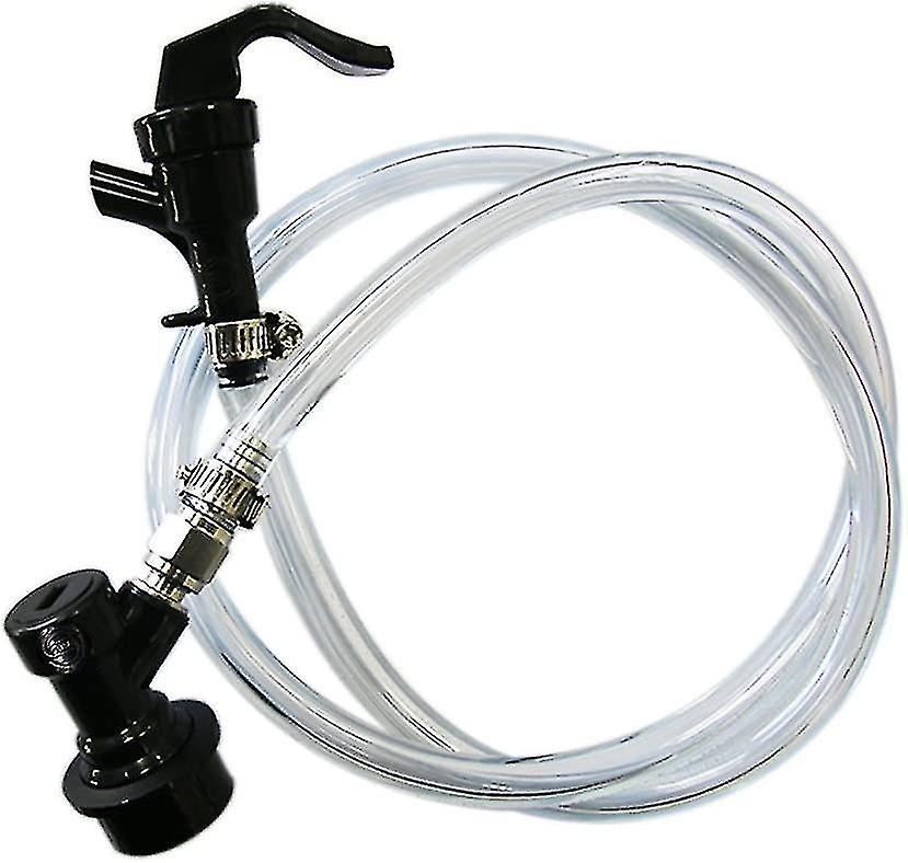 2023 New 3/16" Ball Lock Line Assembly, Picnic Tap With 5ft Beer Line For Home Brewing