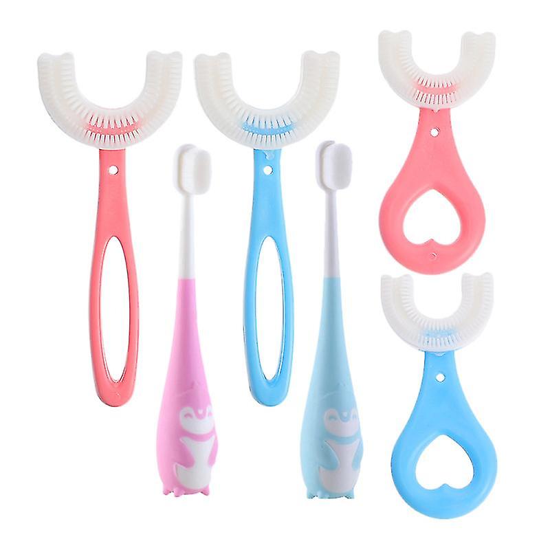 6pcs Teeth Protector Toothbrushes
