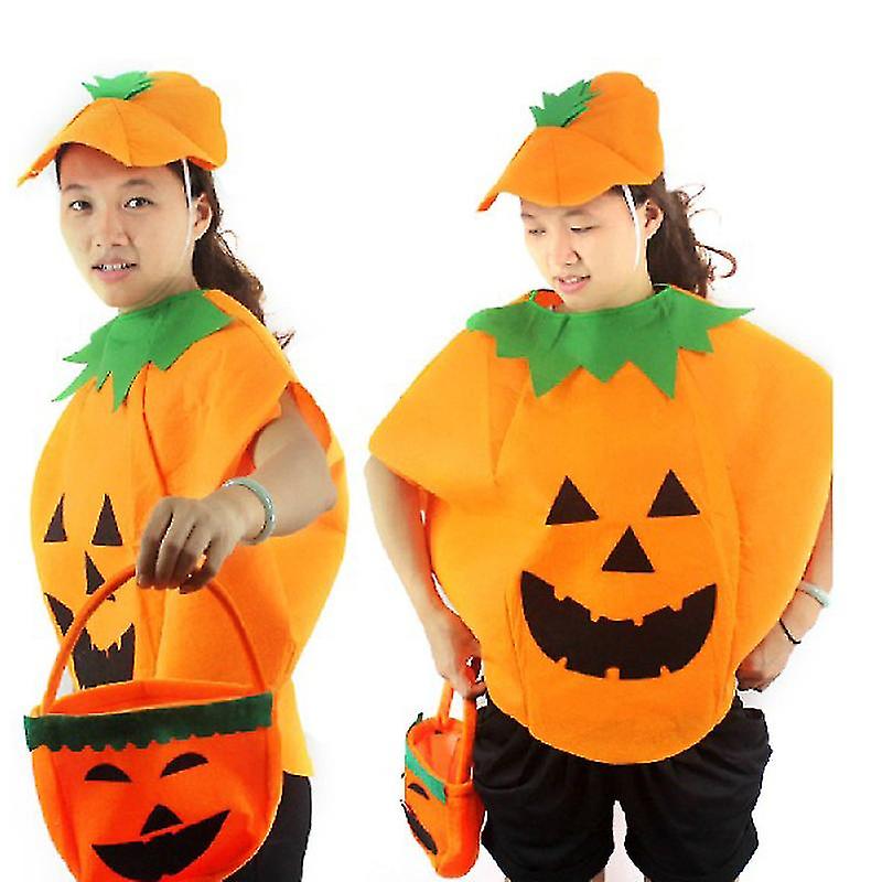 Non-woven Fabrics Pumpkin Style Clothes Suit