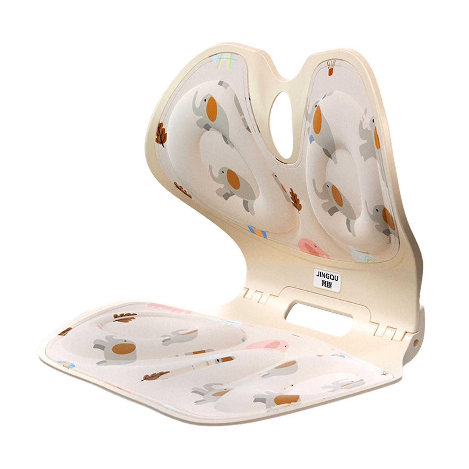 Posture Corrector Ergonomic Folding for Computer Chair Floor Seat Desk Chair champagne gold