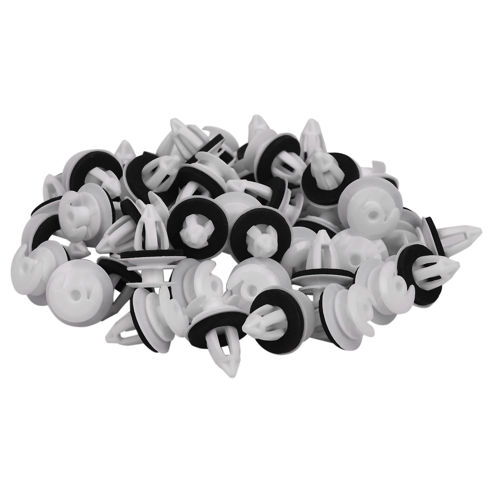 50 قطعة مقاطع لوحة الباب مع حلقة الختم ل E34 E36 E38 E39 E46 X5 Z3