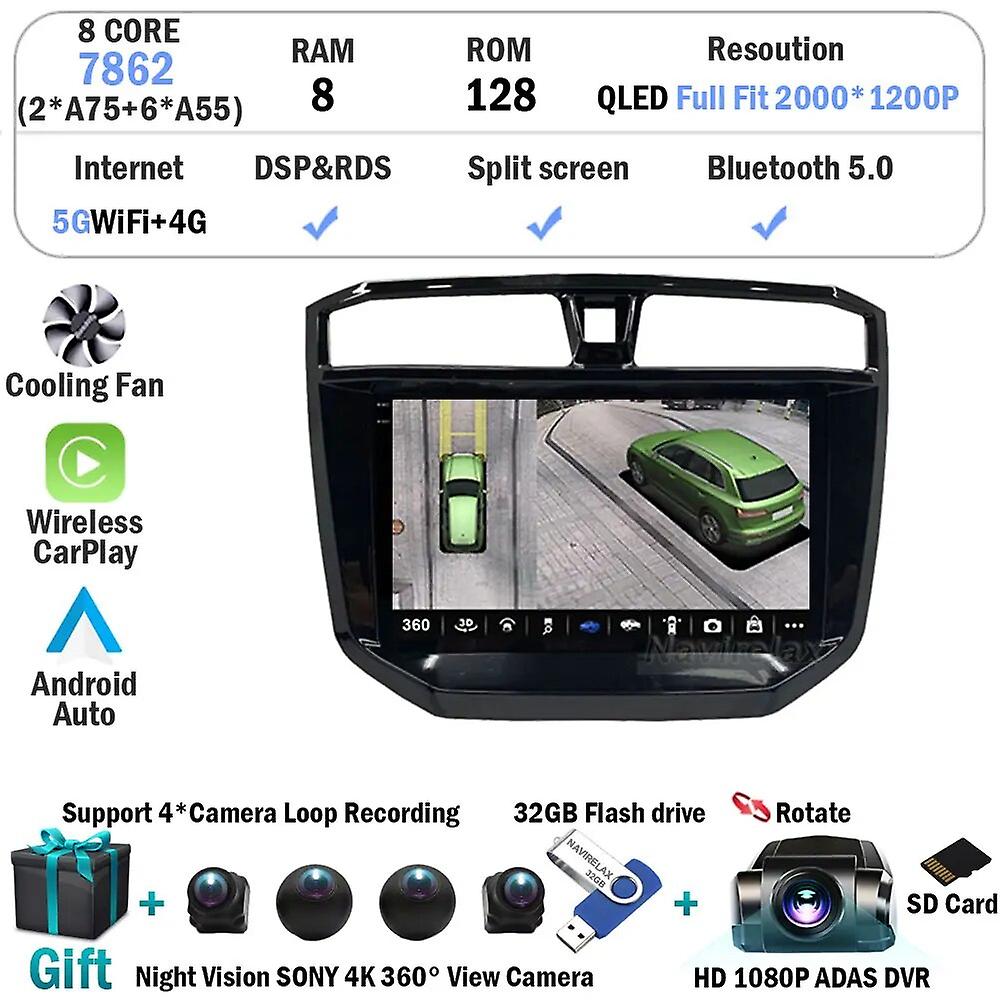 Android 13 Car Raido Stereo Multimedia Player For Maxus T70 T60 Mg Extender Ldv D20 2019-2021 Autoradio Navigation Carplay Gps