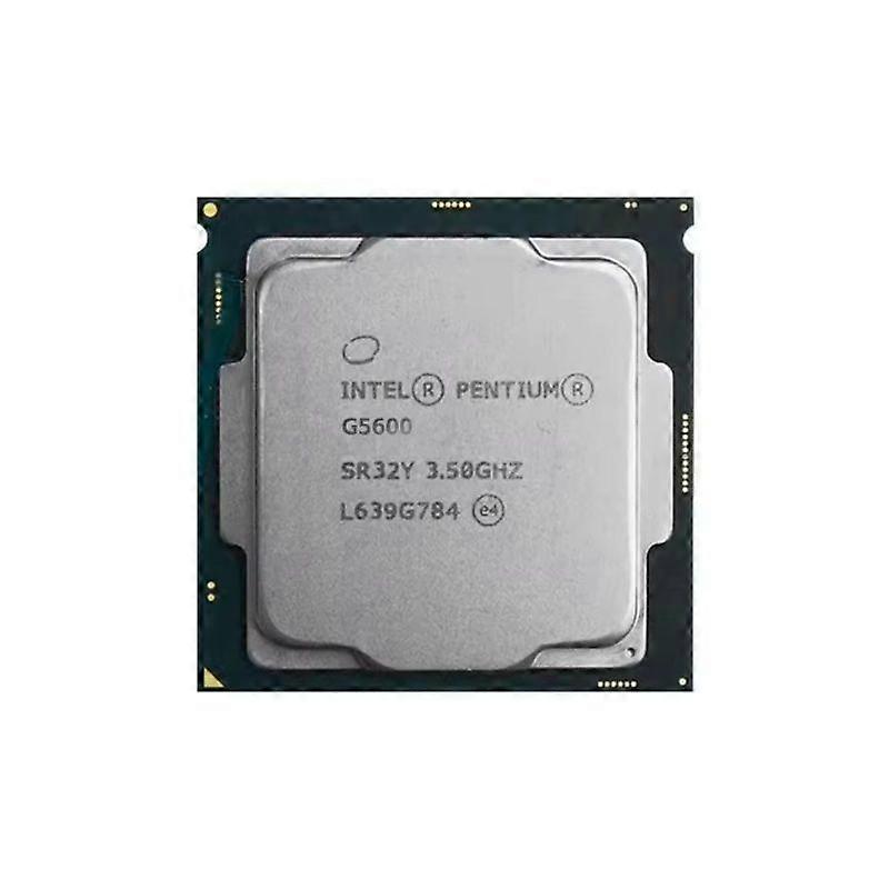 Celeron G5600 CPU - Socket LGA 1151 2 Cores 4 Threads 3.9GHz 2MB L3 Cache 54W.