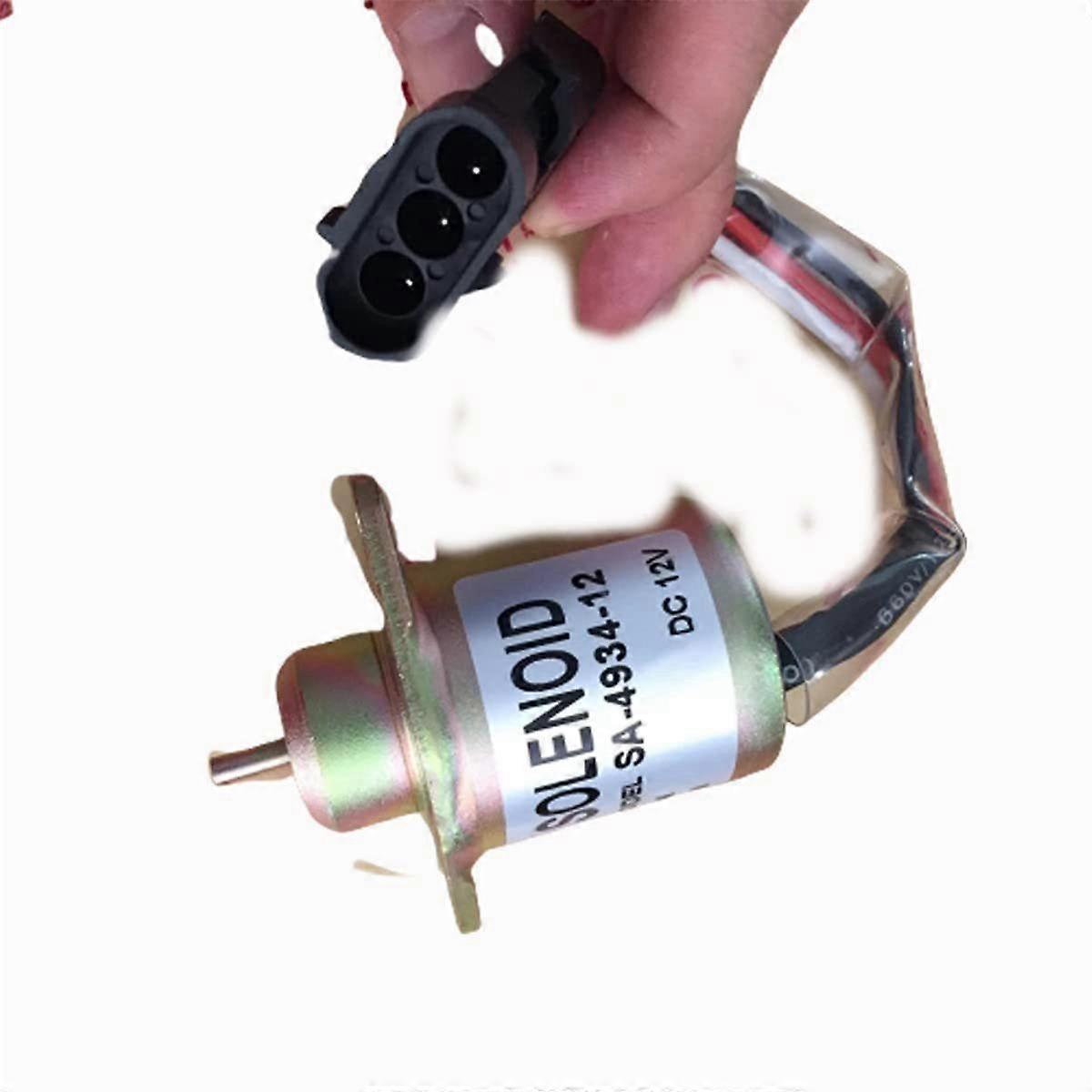 12V Fuel Shutoff Solenoid Valve SA-4934-12 2848A275 1457906 for 700 Series Engine UB704 2848A279 SA