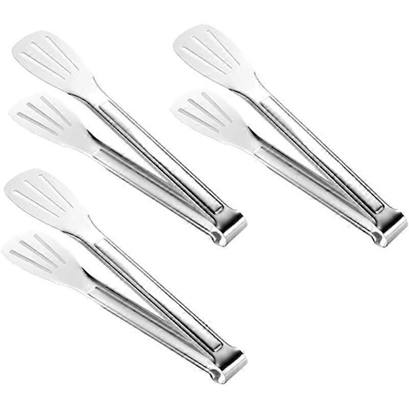 Buffet Tongs Set of 3, Stainless Steel Non-Slip BBQ Tongs, Salad, Ice, Sugar, Grilling and Frying 12 Inch