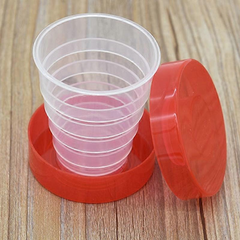 4 PCS 200ml Outdoor Using Plastic  Folding Dringking Cup
