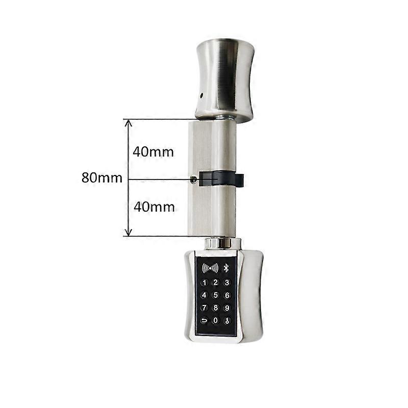 Smart Cylinder Lock With App Keyless Electronic Door Lock Bluetooth Lock Digital Code Rfid Card Electric Lock
