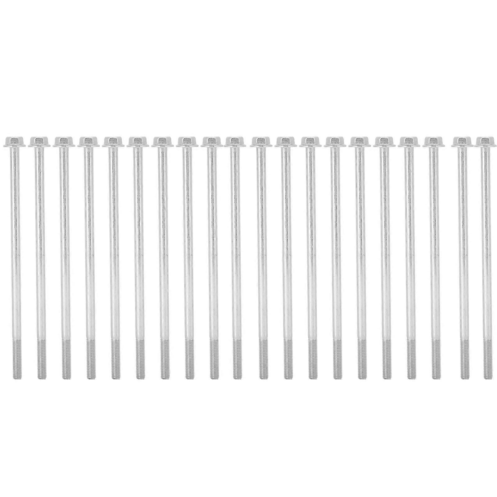 20Pcs Hex Flange Long Bolt Motor Generator Rotor Stator Screw Replacement Parts M6x145