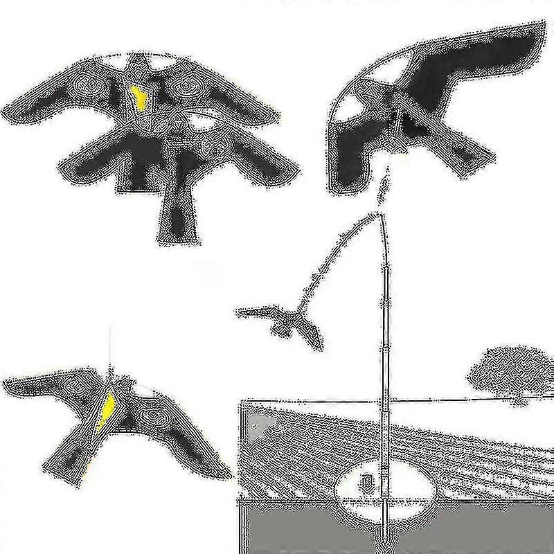الطيور المخيف مبيد الحشرات تحلق هوك طائرة ورقية لحديقة فزاعة يارد منزل الديكور Junmai
