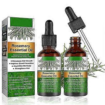 2pcs Rosemary Oil For Hair Growth,rosemary Essential Oil For Hair Growth & Skin Care,improve Hair Lo