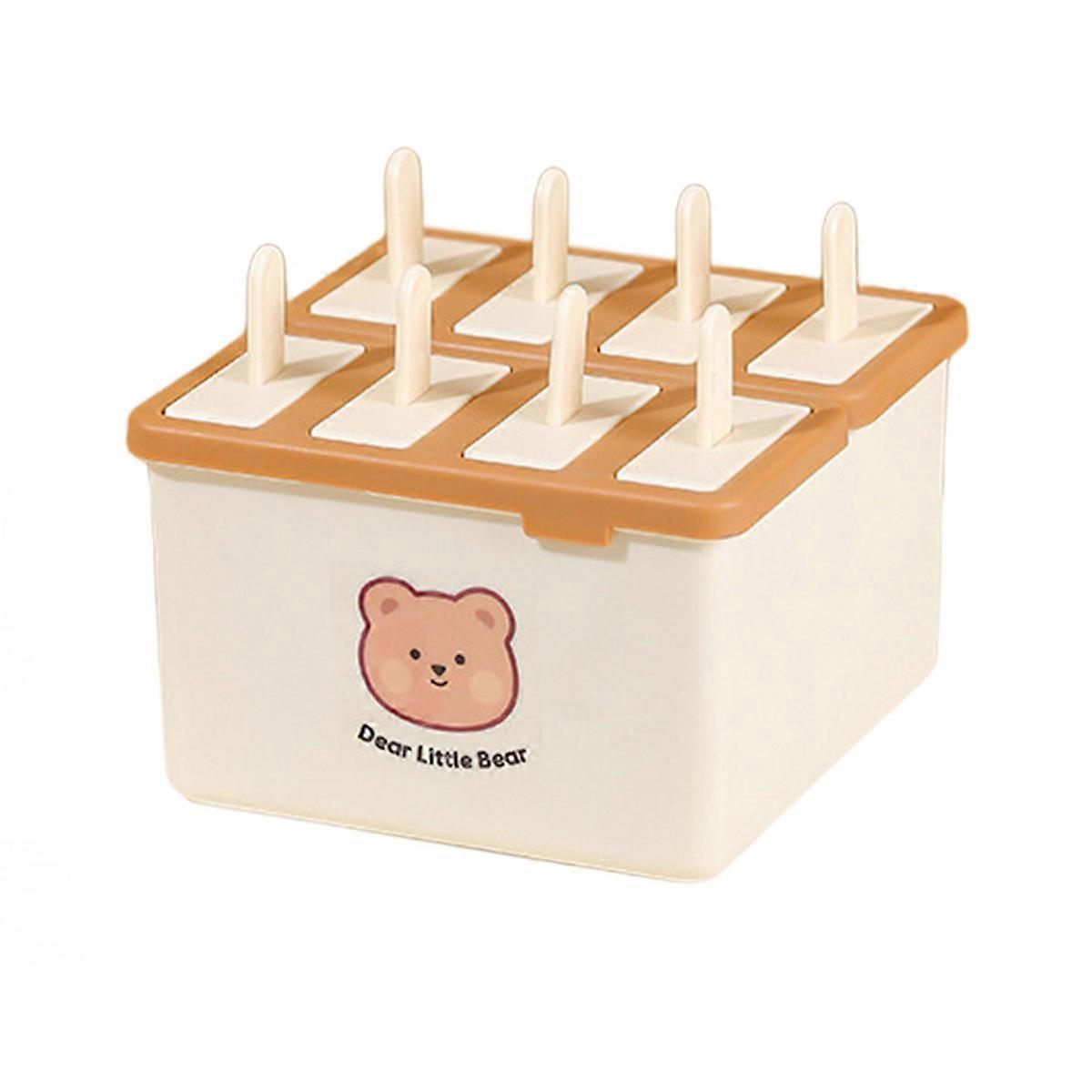 1pcs 8 bars Popsicle ice cream mold home to make Popsicle frozen ice block box