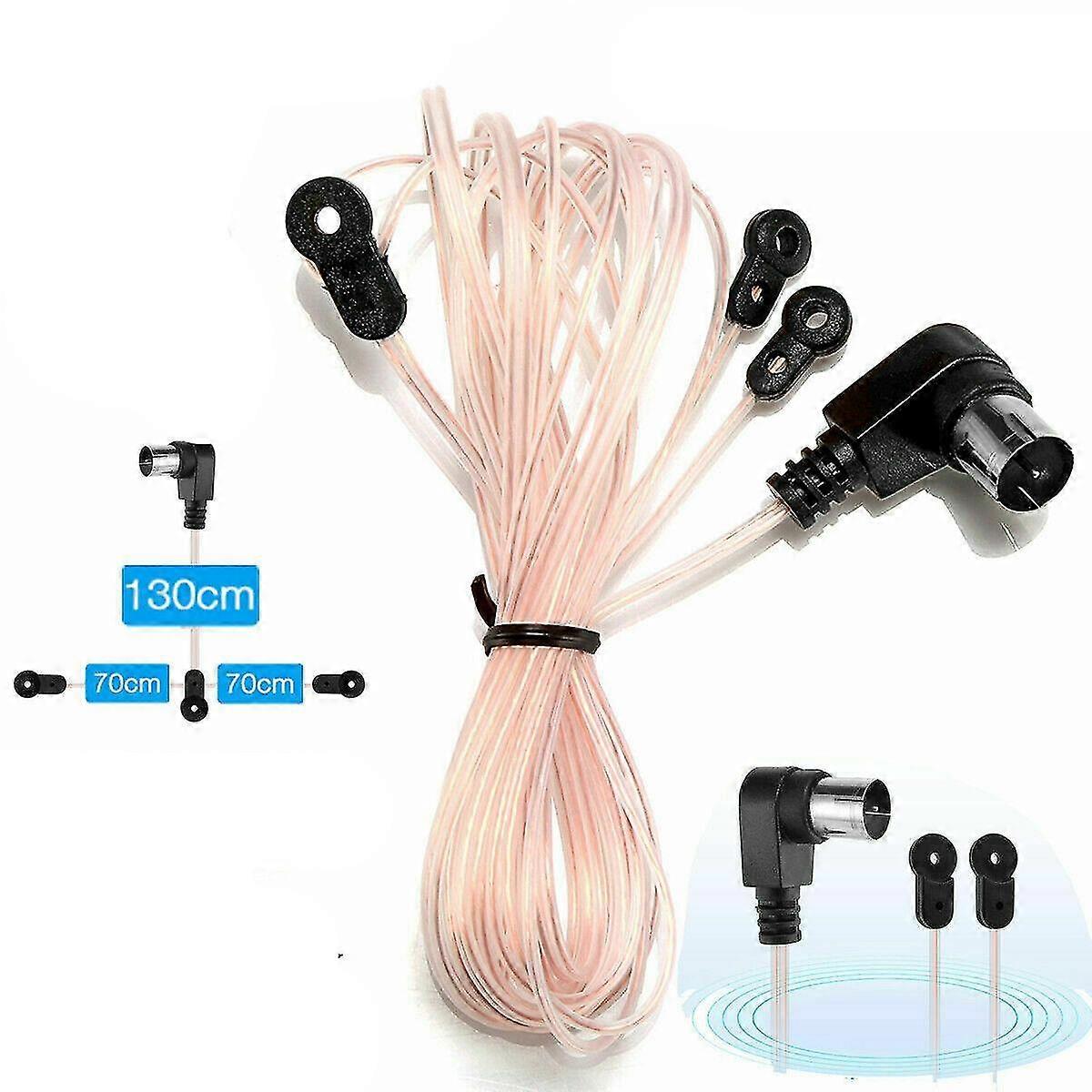 Antna Fm antna 75 Ohm F-type samec zstrka pro domc rdio stereo signl pijma signlu