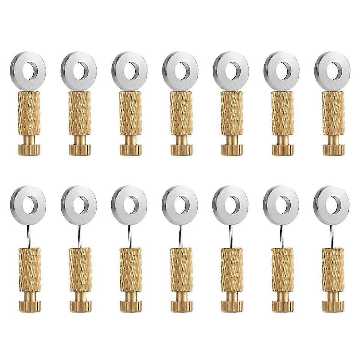 14pcs Leder Positionierungsnadeln, Leder Naht Positionierung Nadel Leder Locking Pins Lederhandwerk Lokalisierte Nadeln
