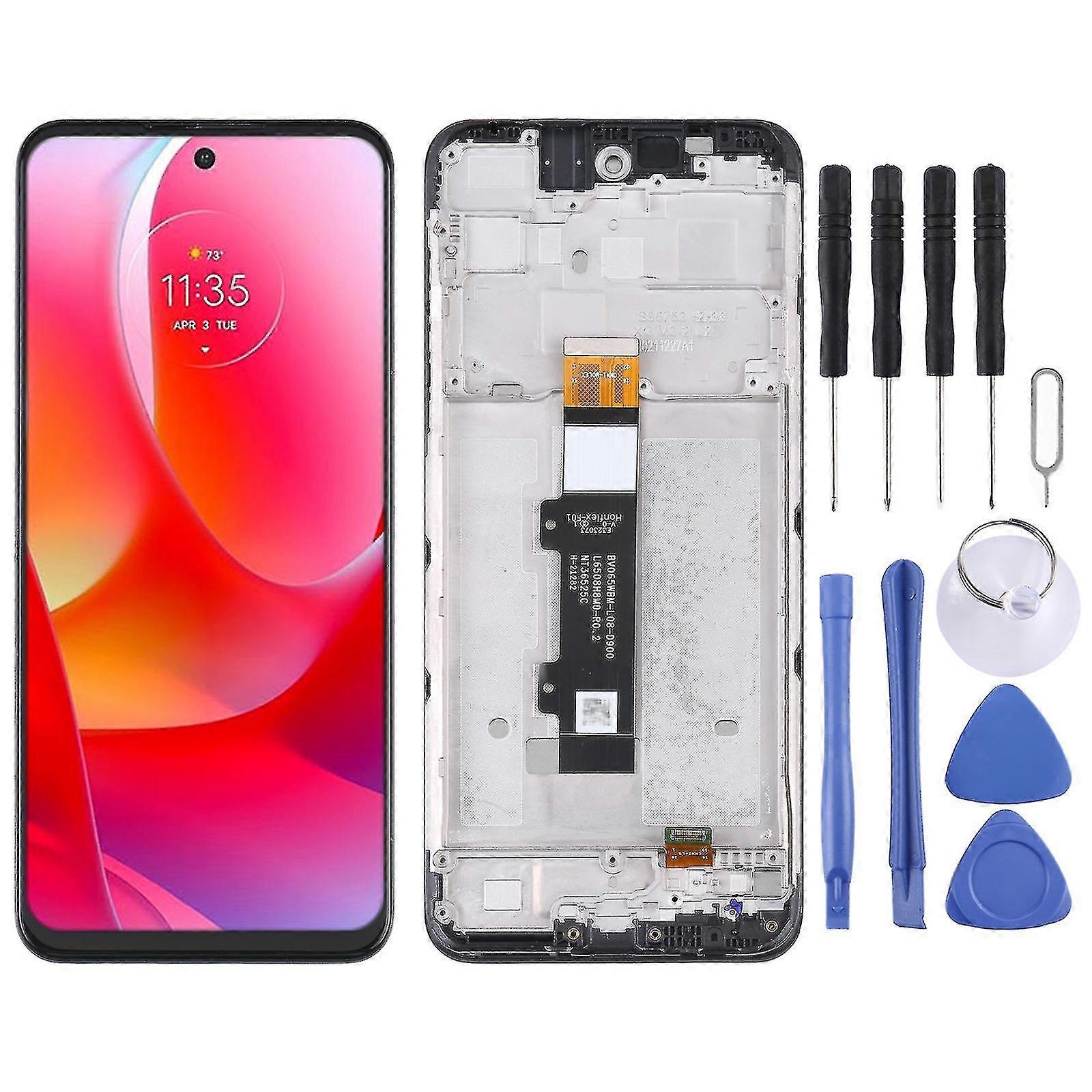 Tft Lcd Screen Compatible with Motorola Moto G Power 2022 Digitizer Full Assembly With Frame