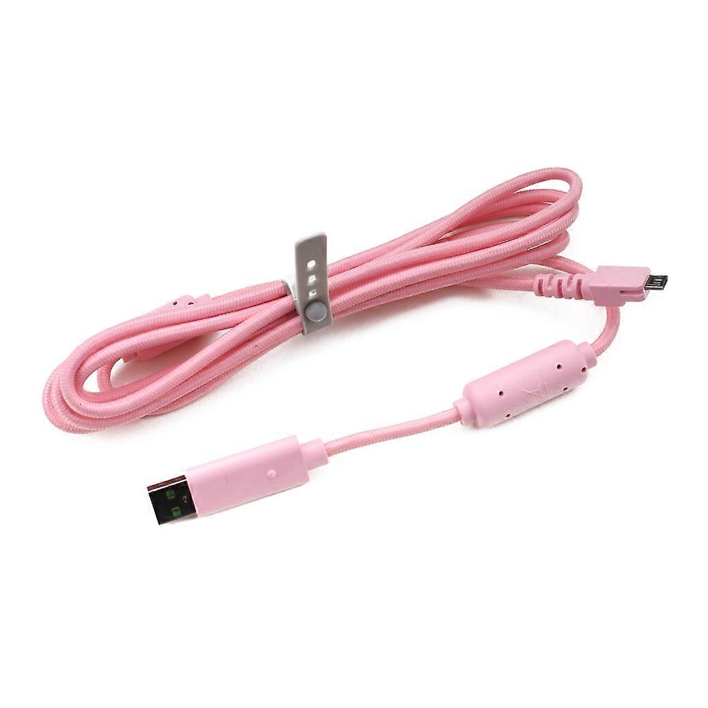 for Razer Wildcat / Razer Raiju PS4 Black/White/Pink Replacement USB Cable