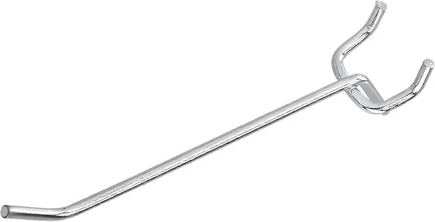 4 Inch Heavy Duty Pegboard Hooks Kit, 50 Pack, 1/4" Peg Hooks for 1 Spaced Pegboards, Utility Hooks