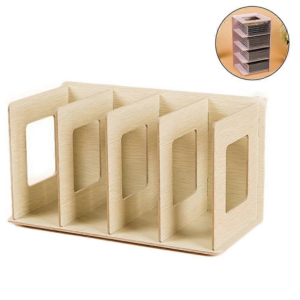CD Storage Box with Powerful Magnetic Opening - CD Tray Holds CD Cases for Media Shelf Storage and Organization